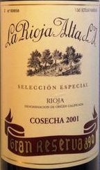Rioja Gran Reserva 890 2001 Magnum 150 cl. Selección Especial